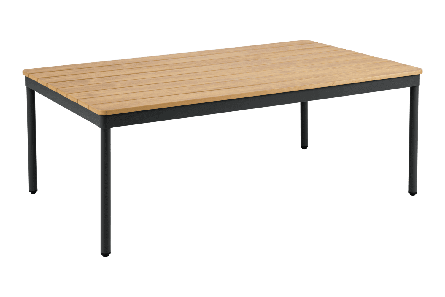 Reno soffbord 110x70x48 cm svart/natur Brafab