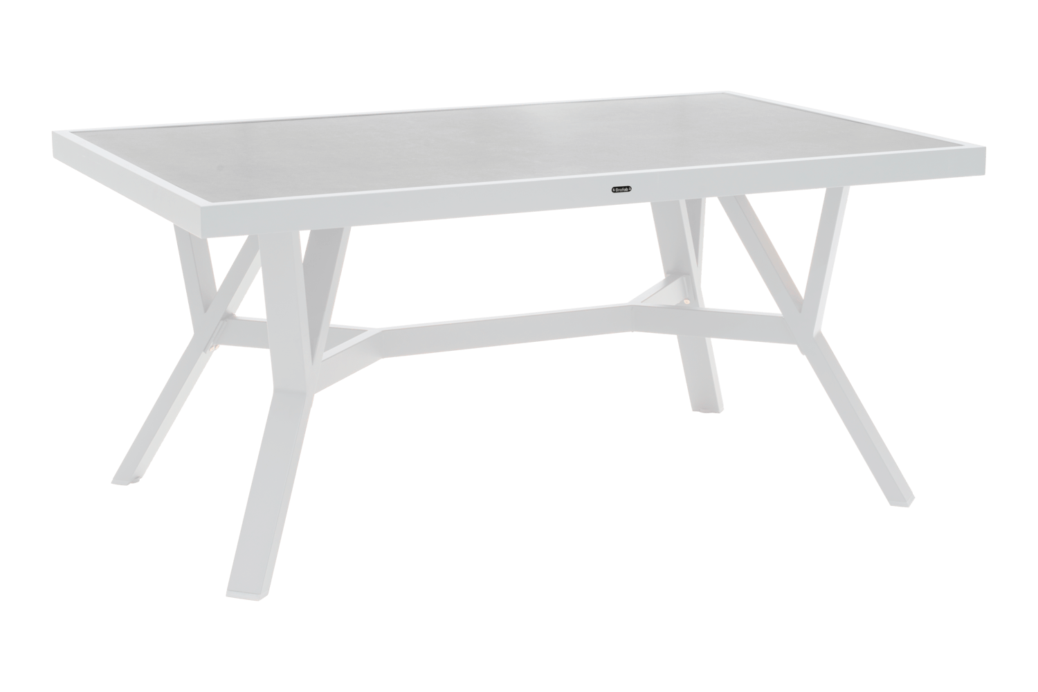 Samvaro High soffbord 140x90x65 cm vit/grå Brafab