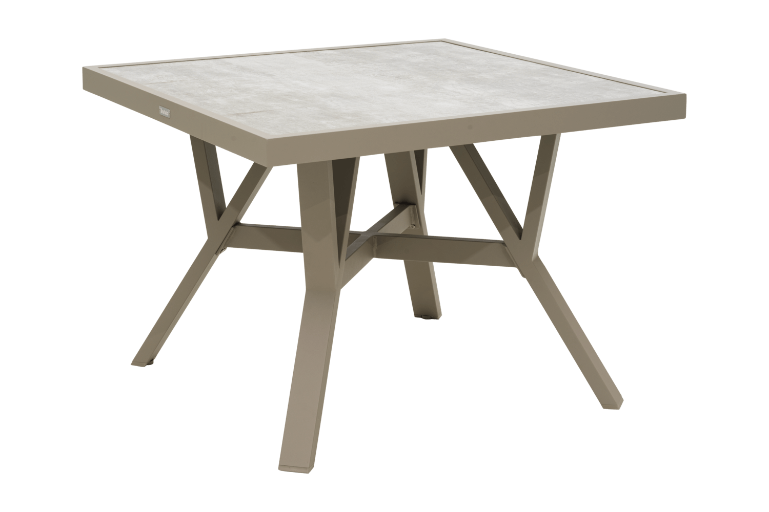 Samvaro High soffbord 90x90x65 cm khaki/sand Brafab