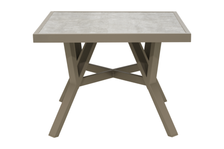 Samvaro High soffbord 90x90x65 cm khaki/sand Brafab