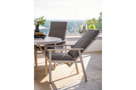 Samvaro positionsstol khaki/soft dawn Brafab