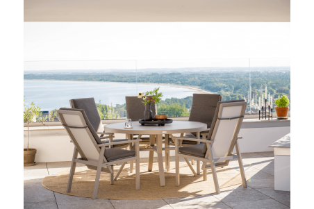 Samvaro positionsstol khaki/soft dawn Brafab