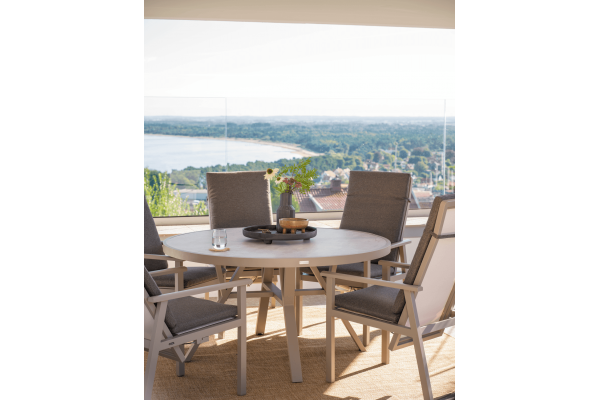 Samvaro positionsstol khaki/soft dawn Brafab