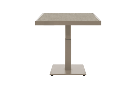 Scale soffbord 85x85x49/73 cm khaki/greish keramik Brafab