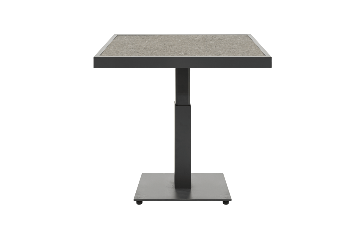 Scale soffbord 85x85x49/73 cm antracit/dark ceramic Brafab