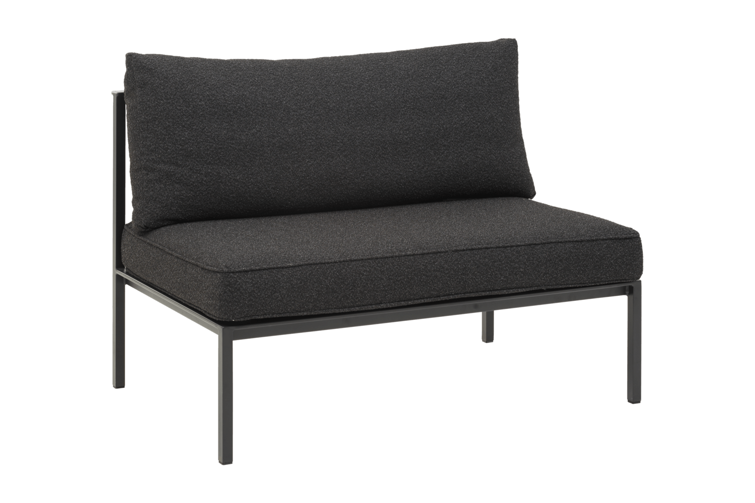 Upper mittdel svart/teddy black Brafab