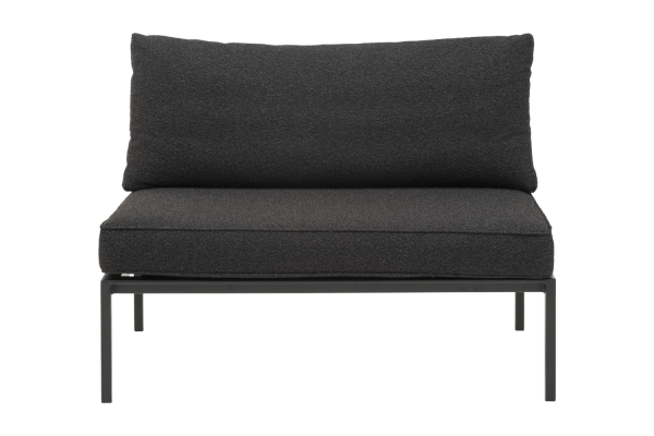 Upper mittdel svart/teddy black Brafab