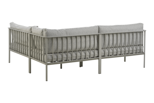 Upper hörnsoffa light grey/digi grey Brafab