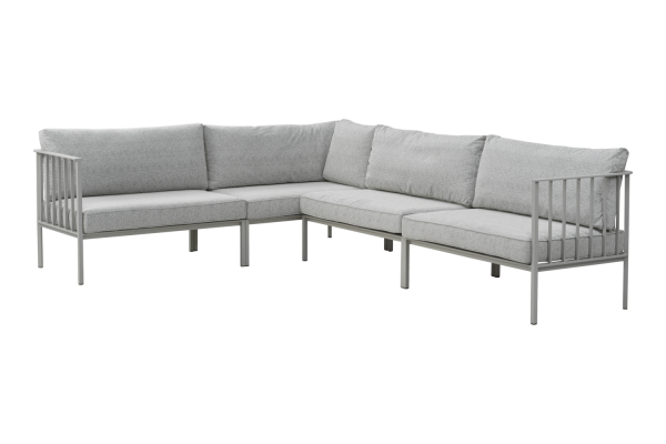 Upper hörnsoffa light grey/digi grey Brafab