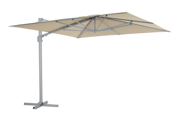 Vinovo frihängande parasoll 300x300 cm khaki Brafab