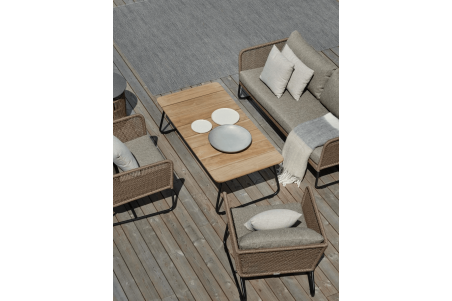 Nimy kudde 60x40 cm sand Brafab