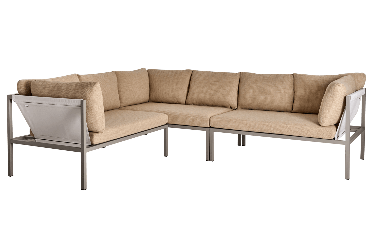 Allie hörnsoffa khaki/barley Brafab