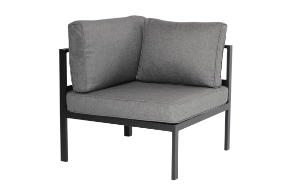 Leone hörndel svart/grå med dyna Brafab