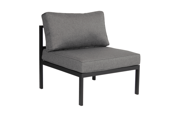 Leone mittdel svart/grå med dyna Brafab