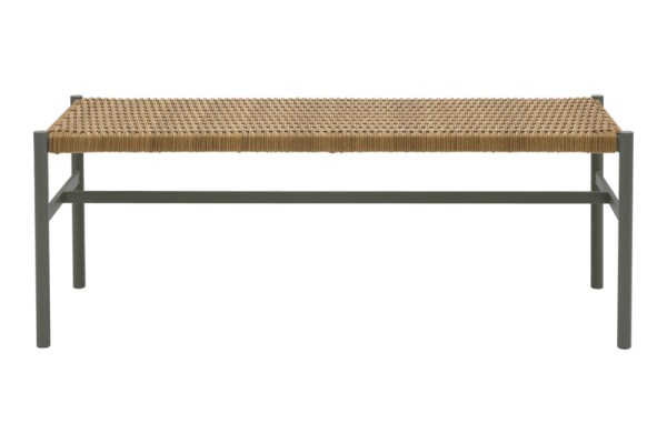 DK bänk nordic green/natur Brafab