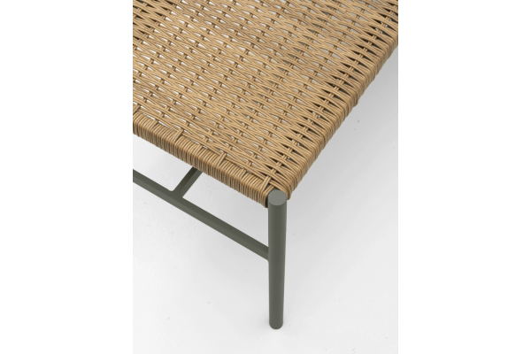 DK bänk nordic green/natur Brafab