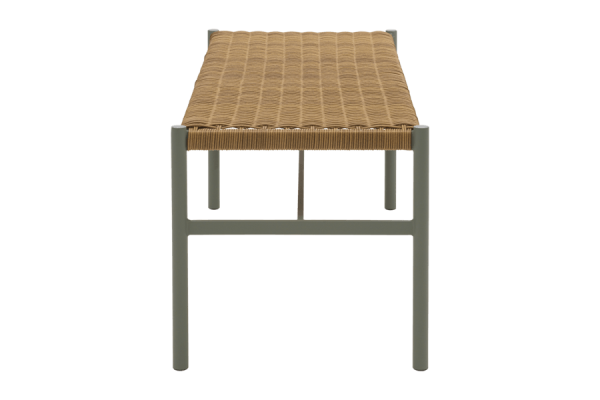 DK bänk dusty green/natur Brafab