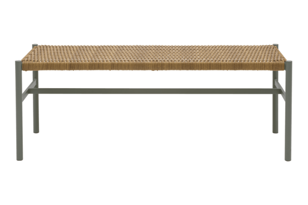 DK bänk dusty green/natur Brafab