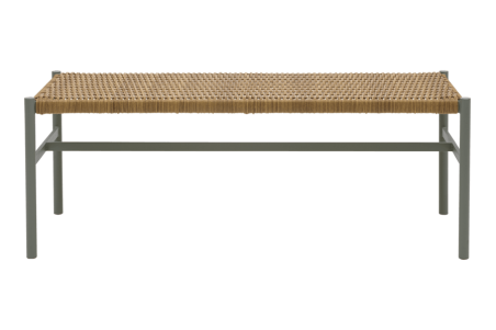 DK bänk dusty green/natur Brafab