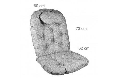 Snurr och gung dyna Lyx Canyon 2.0 Fritab