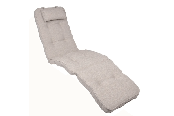 River däckstolsdyna beige rustic Fritab