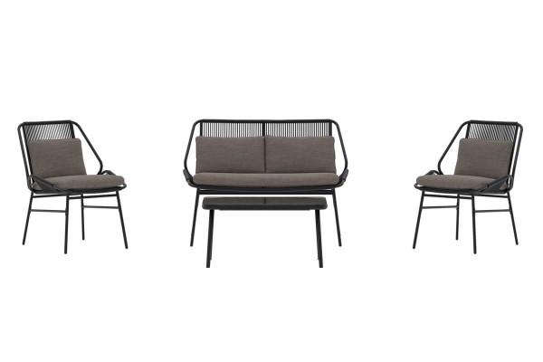 Zakynthos soffgrupp svart Venture Design