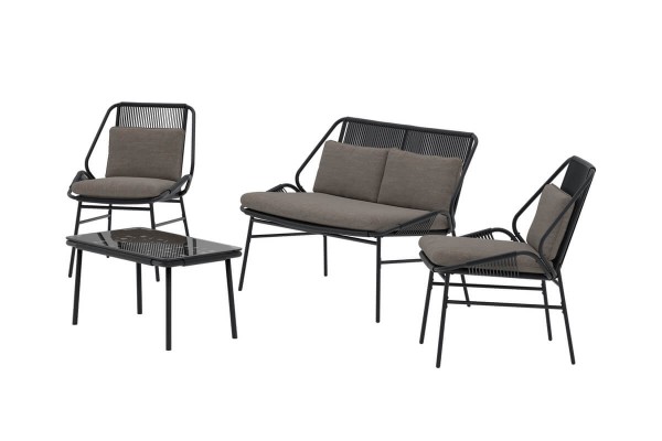 Zakynthos soffgrupp svart Venture Design