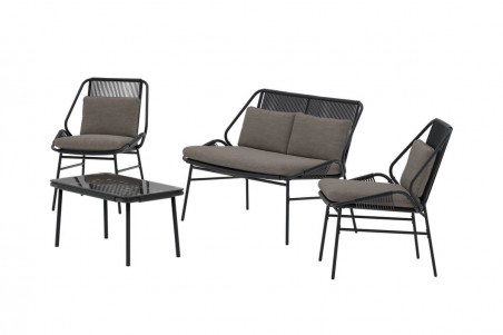 Zakynthos soffgrupp svart Venture Design