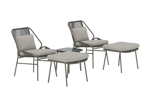 Zakynthos loungeset brun Venture Design