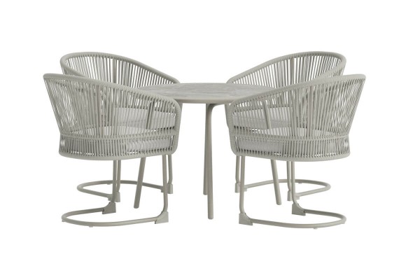 Tilos matgrupp ljusgrå/beige Venture Design