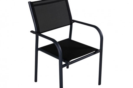 Santorini matstol 2-pack svart Venture Design