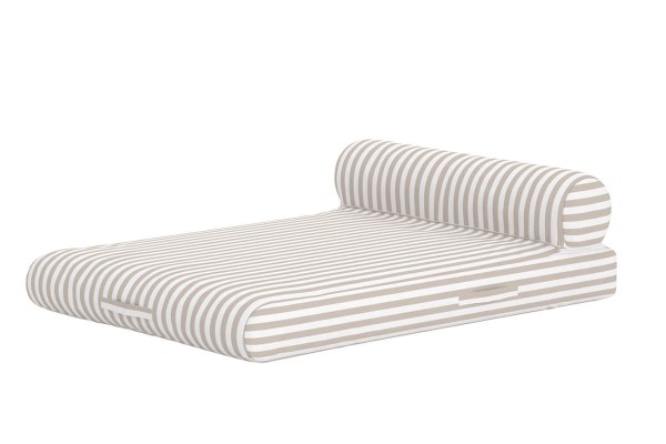 Redang solsäng 132x188 cm beige/vit randig Venture Design