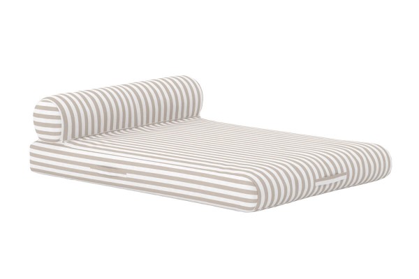 Redang solsäng 132x188 cm beige/vit randig Venture Design