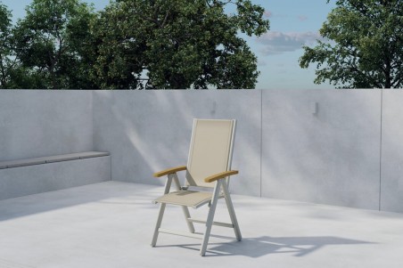 Panama positionsstol 2-pack beige Venture Design