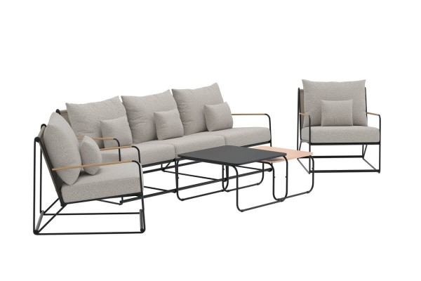 Palazzo soffgrupp svart/beige Venture Design