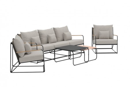 Palazzo soffgrupp svart/beige Venture Design