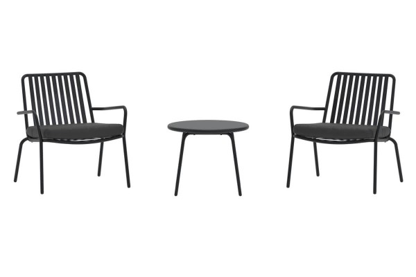 Mykonos loungeset svart Venture Design