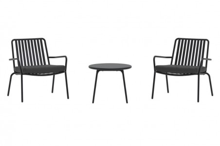 Mykonos loungeset svart Venture Design