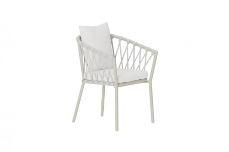 Linos matstol 2-pack beige/vit Venture Design