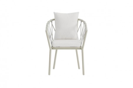 Linos matstol 2-pack beige/vit Venture Design