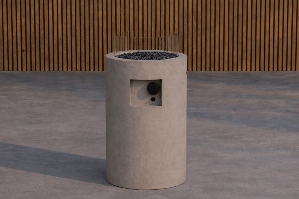 Kea eldstad Ø40 H75 cm grå Venture Design