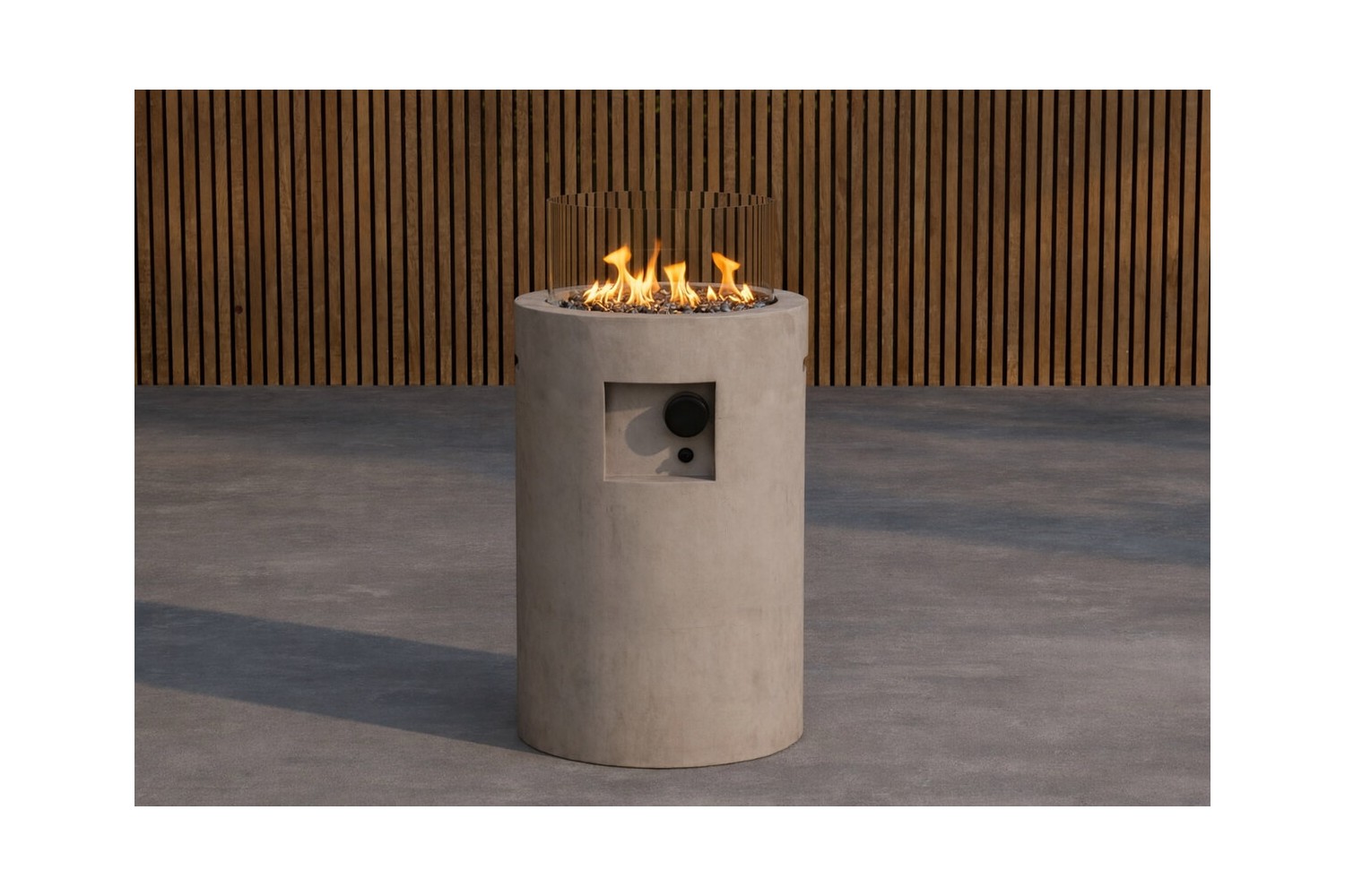 Kea eldstad Ø40 H75 cm grå Venture Design