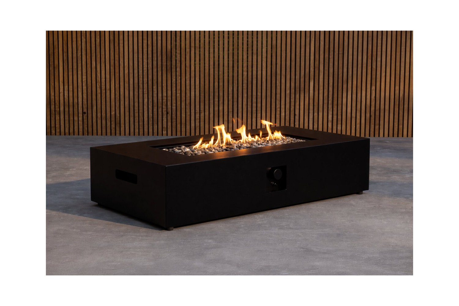 Kea eldstad 137x68x30 cm svart Venture Design