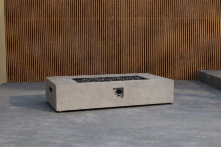 Kea eldstad 137x68x30 cm grå Venture Design