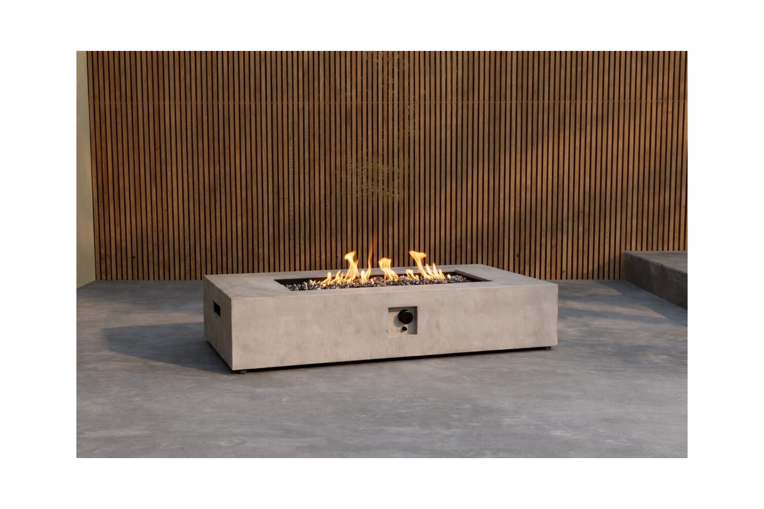 Kea eldstad 137x68x30 cm grå Venture Design