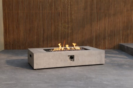 Kea eldstad 137x68x30 cm grå Venture Design