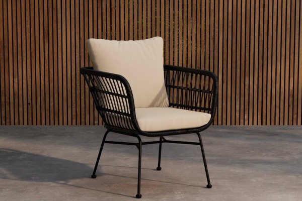 Isola loungestol svart Venture Design