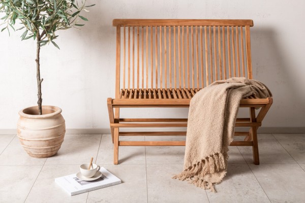 Ghana bänksoffa 100x47x89 cm natur Venture Design