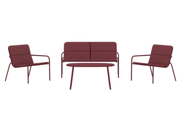 Fourni soffgrupp vinröd Venture Design