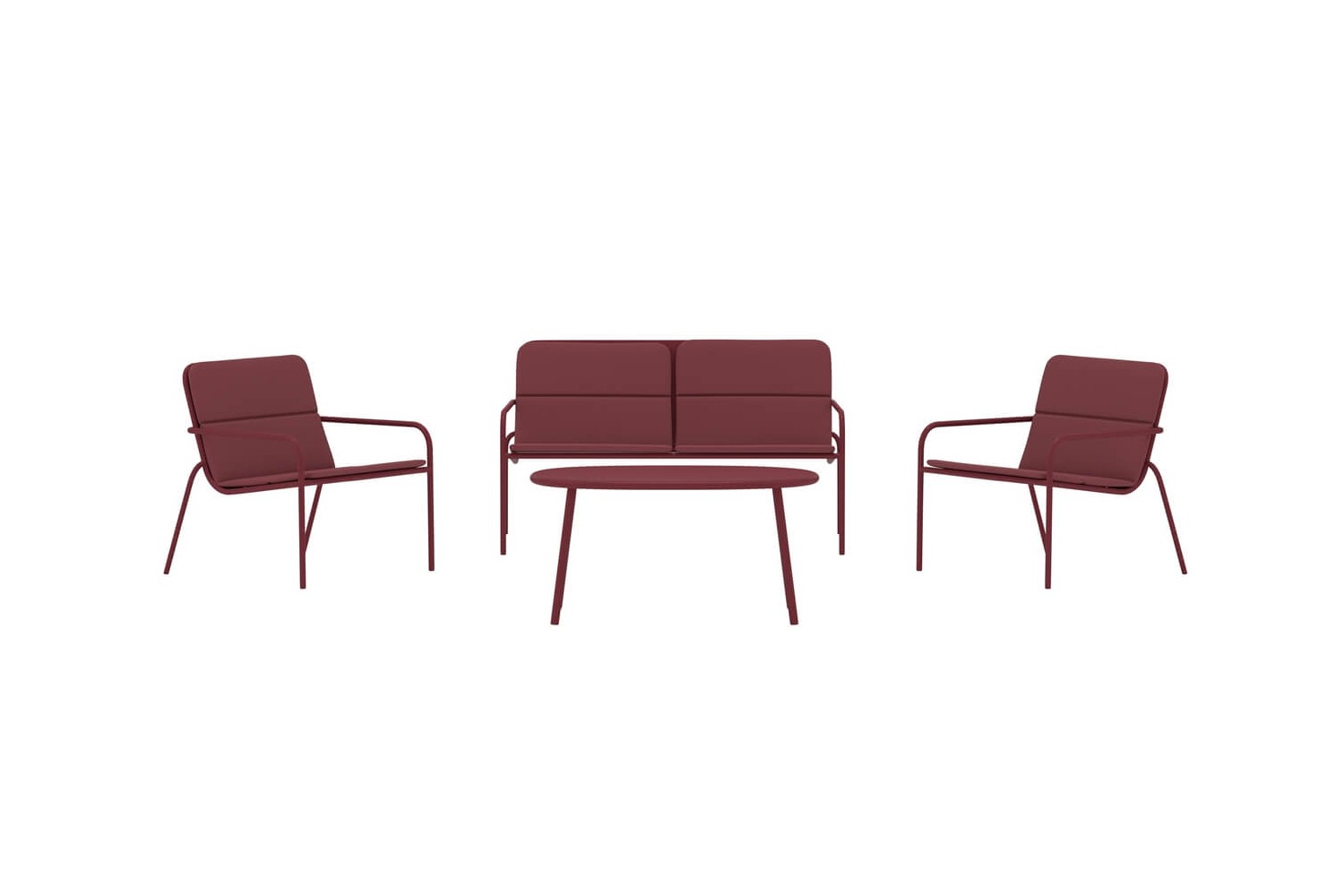 Fourni soffgrupp vinröd Venture Design